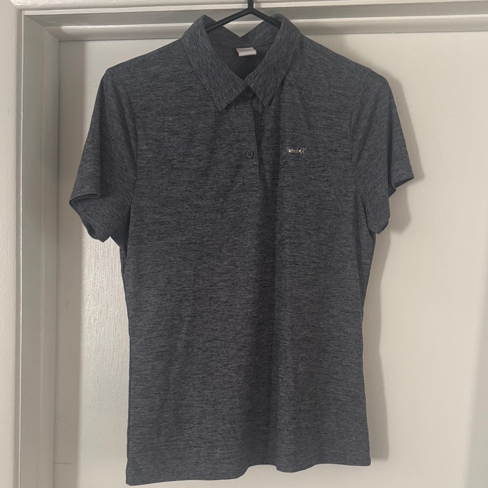 Women’s Gray Golf Polo Shirt